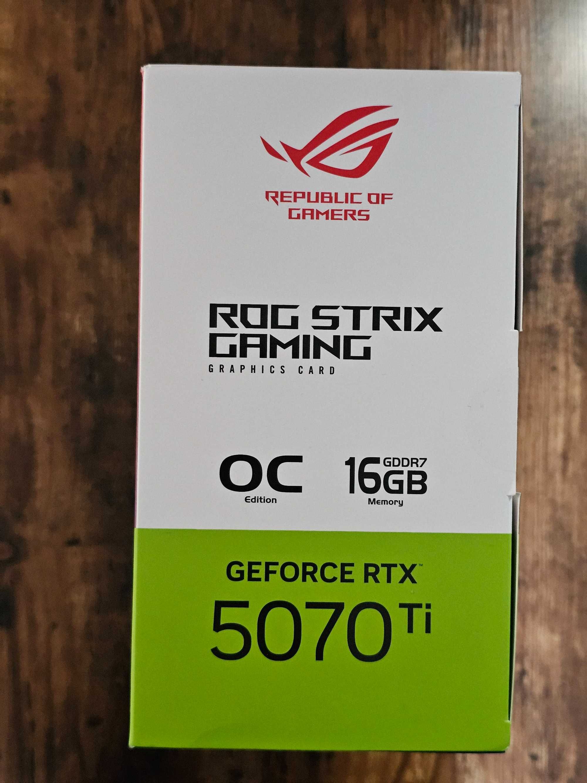 Asus ROG Strix GeForce RTX 5070 Ti OC 16GB GDDR7 DLSS4 90YV0M90M0NA00