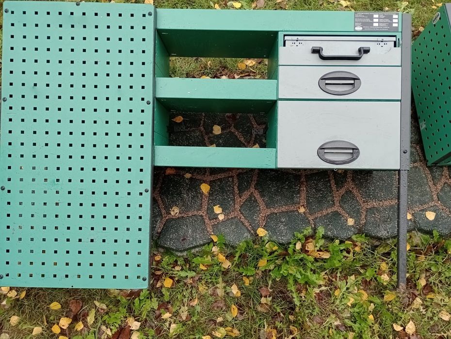 Szwedzkie regały samochodowe zabudowa system Edstrom