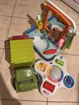 Fisher Price umywalka, Fisher Price muzyczne Centrum, Battat auto
