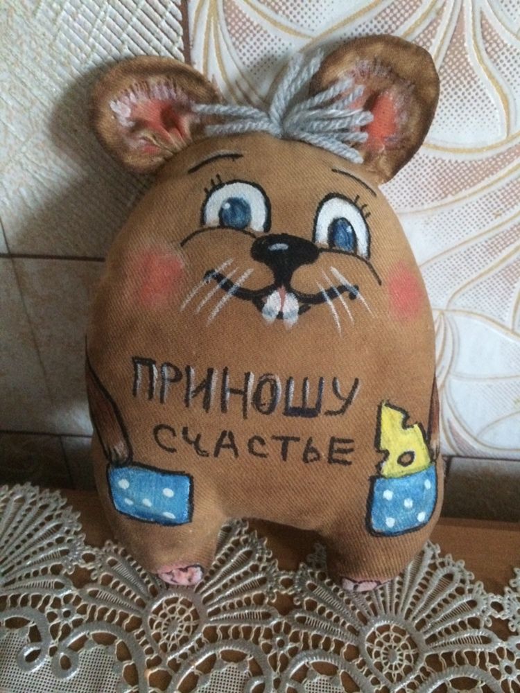 Текстильные кофейные игрушки кошка,мышка,Улитка