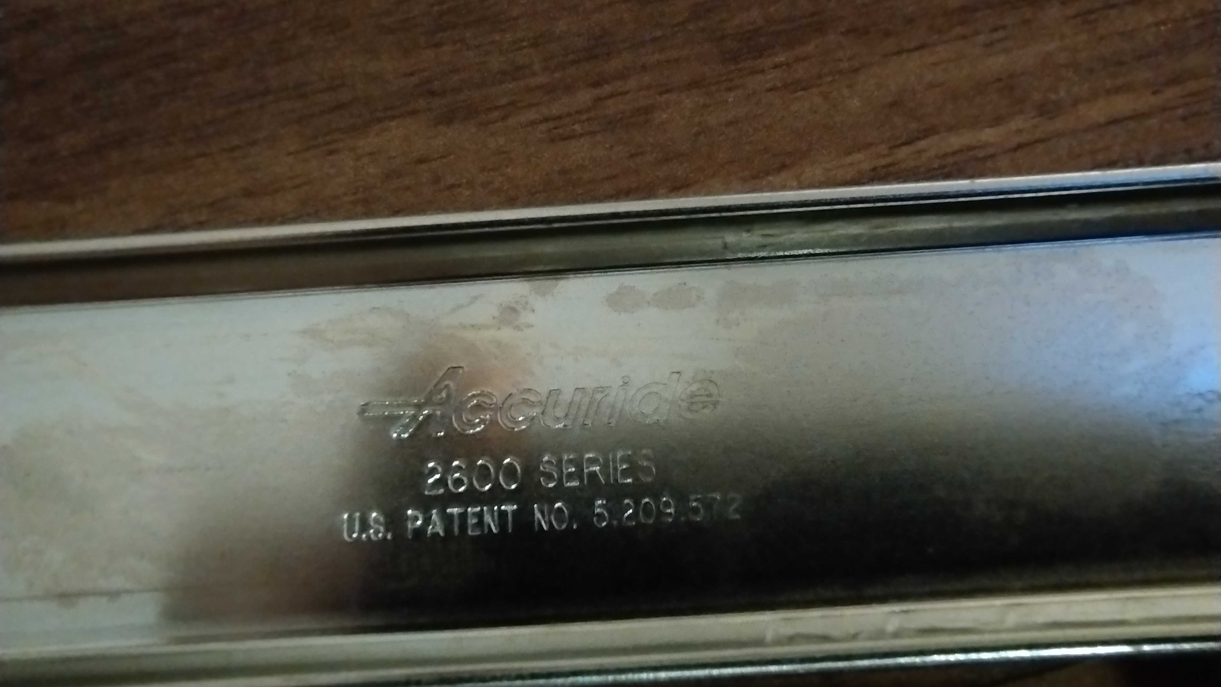 Prowadnica kulkowa Accuride nośność 45kg, dł.400mm