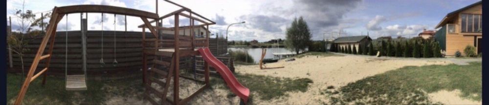 Подобово будиночки з пляжем у озера Обухівська траса с. Нові Безрадичі