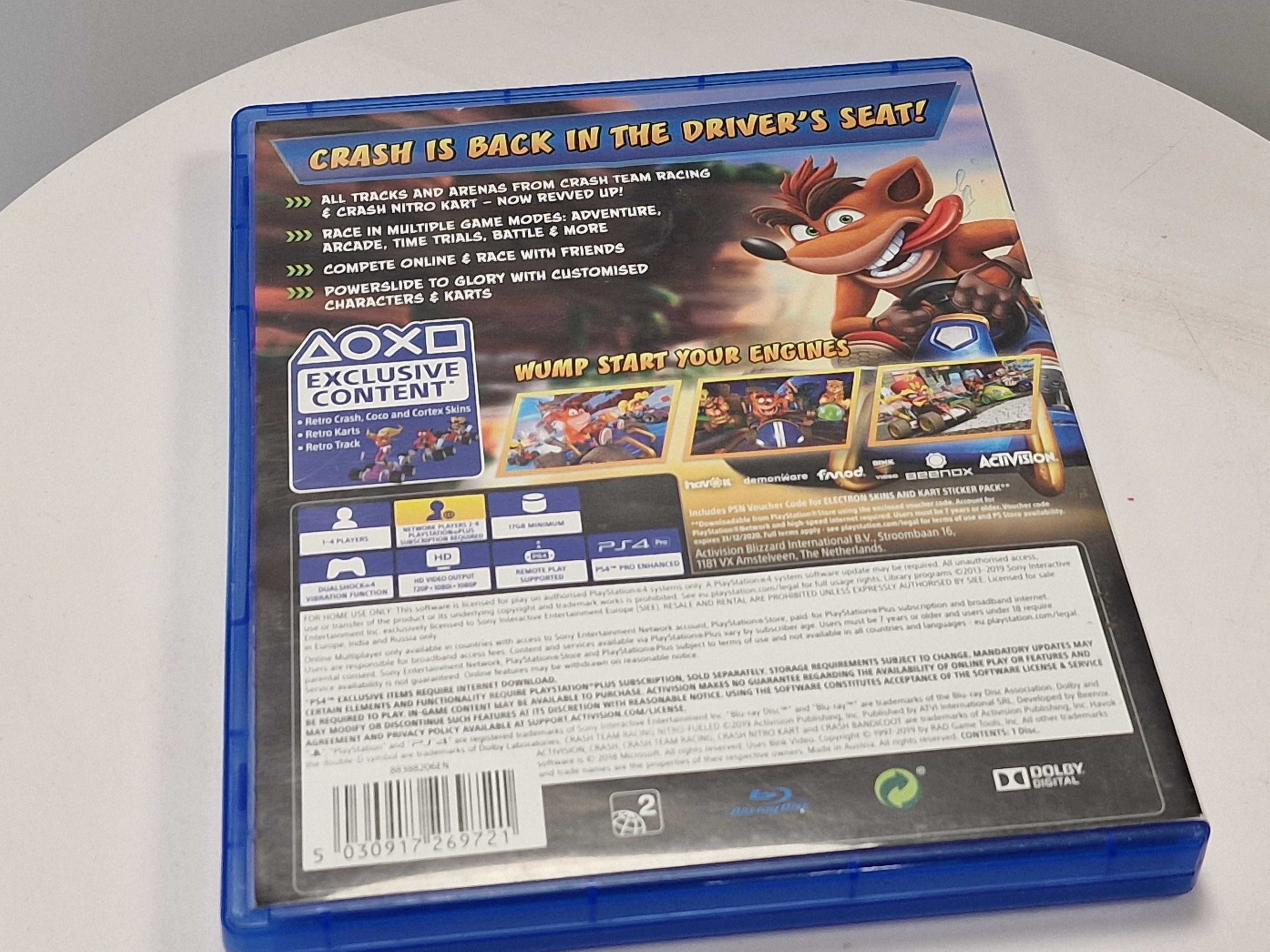 Gra  PS4  PS5  Crash Team Racing Sklep Zamiana