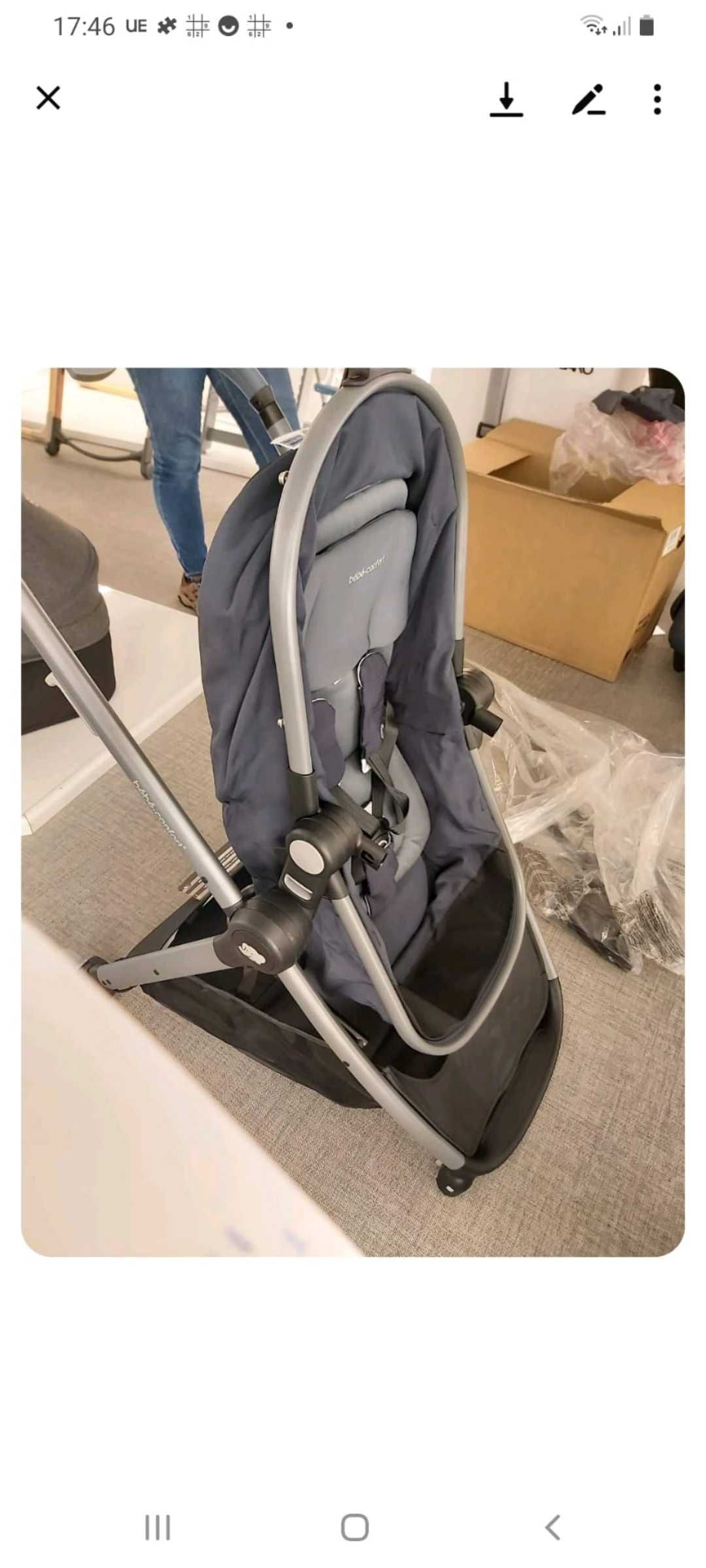 Carrinho bebecar com babaycoque+cadeira de passeio e isofix