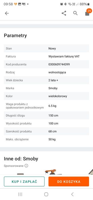 Zjeżdżalnia SMOBY