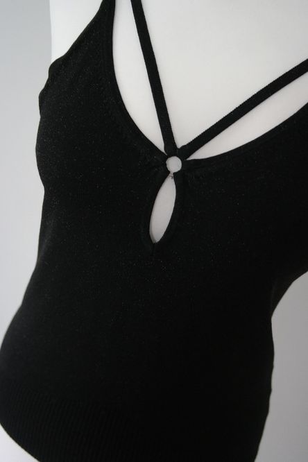 elegancka bluzka~ozdobne łańcuszki~River Island r.38~impreza~karnawał