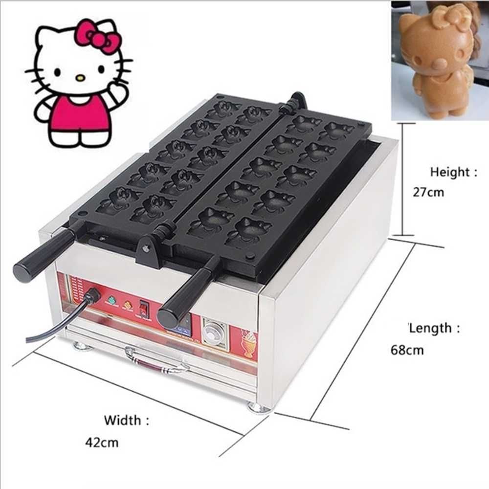 Máquina Waffles Hello Kitty Profissional Quase Nova e Barata