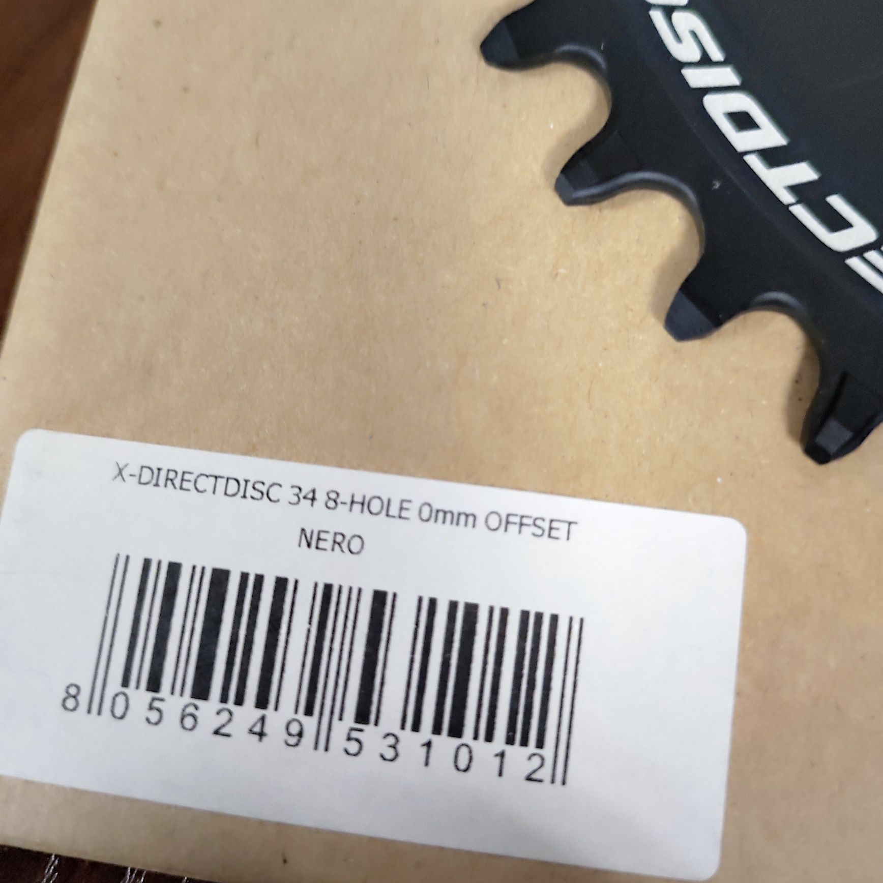 Tarcza Carbon-Ti X-Directdisc 34T offset 0mm na 8 śrub NOWA