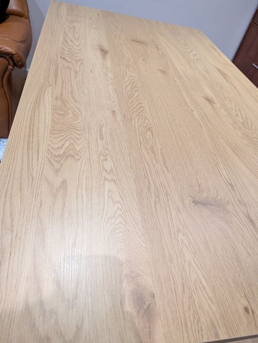 Stół loft AABENRAA 90x160 kolor ciepły dąb/czarny