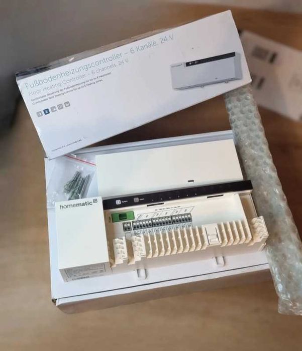 Inteligenty sterownik ogrzewania podłogowego Homematic HmIP-Fal24-C6