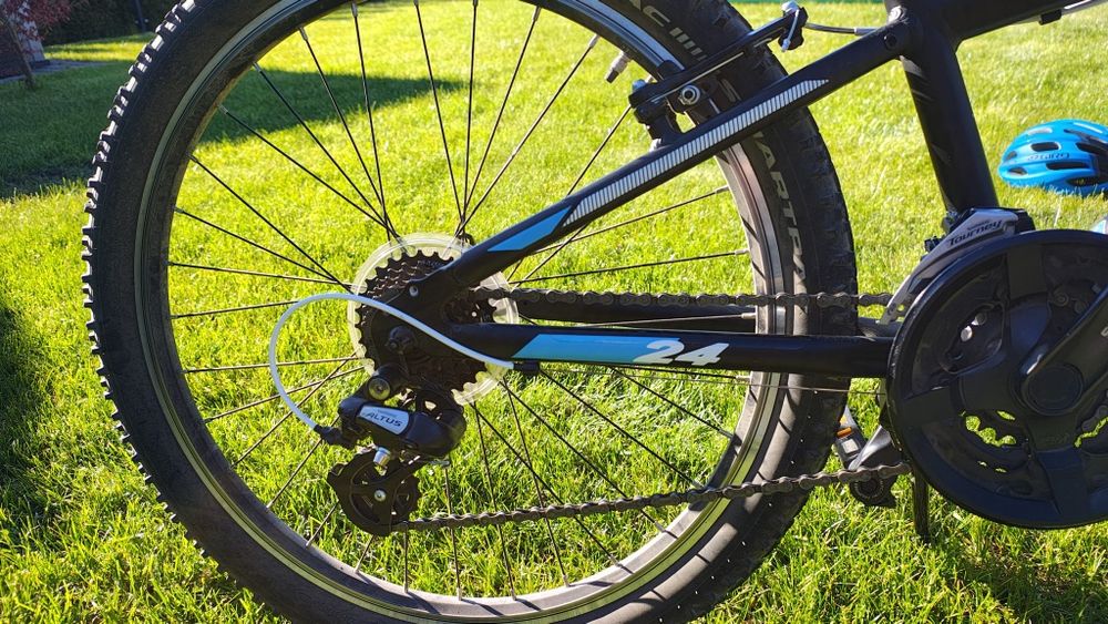 Rower Unibike Roxi 24 niebiesko-czarny SUPER STAN