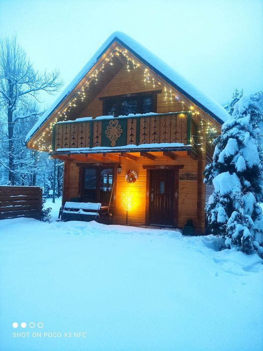 Domek Nad rzeką jacuzzi FERIE Sauna8os. kominek noclegi Brenna Ustroń