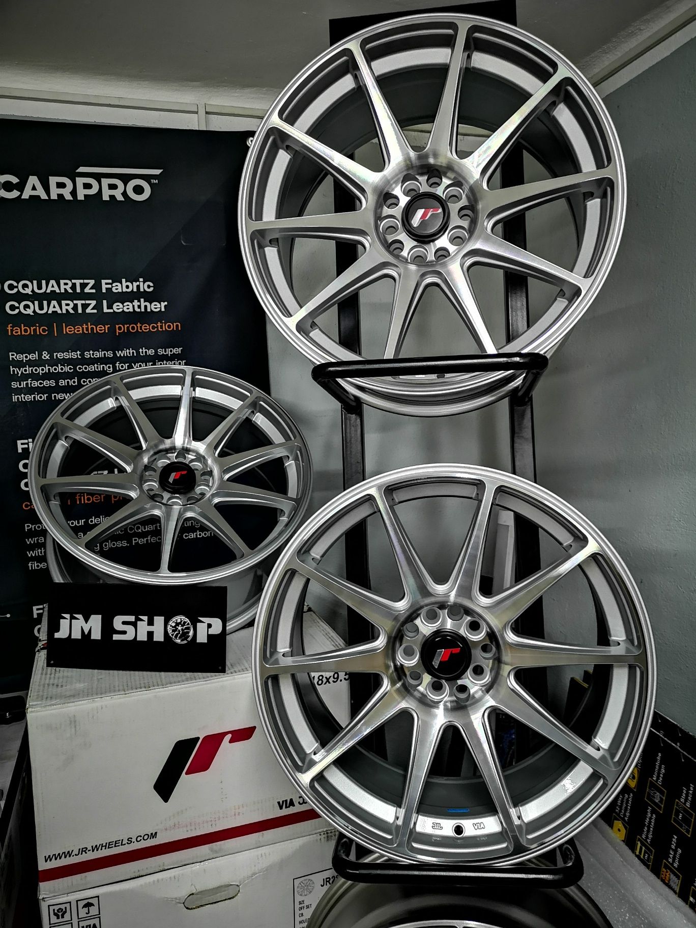 Felgi JR11 18" 8,5J ET35 5x100 A3 8L Leon 1M Golf MK4