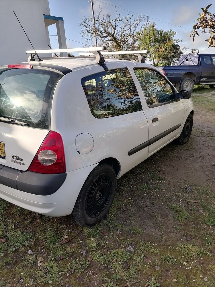Barras Tejadilho Cruz Como NOVAS Para Renault Clio II Comercial