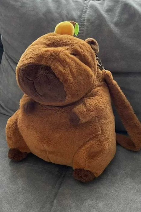 Рюкзак мягкая игрушка капибара