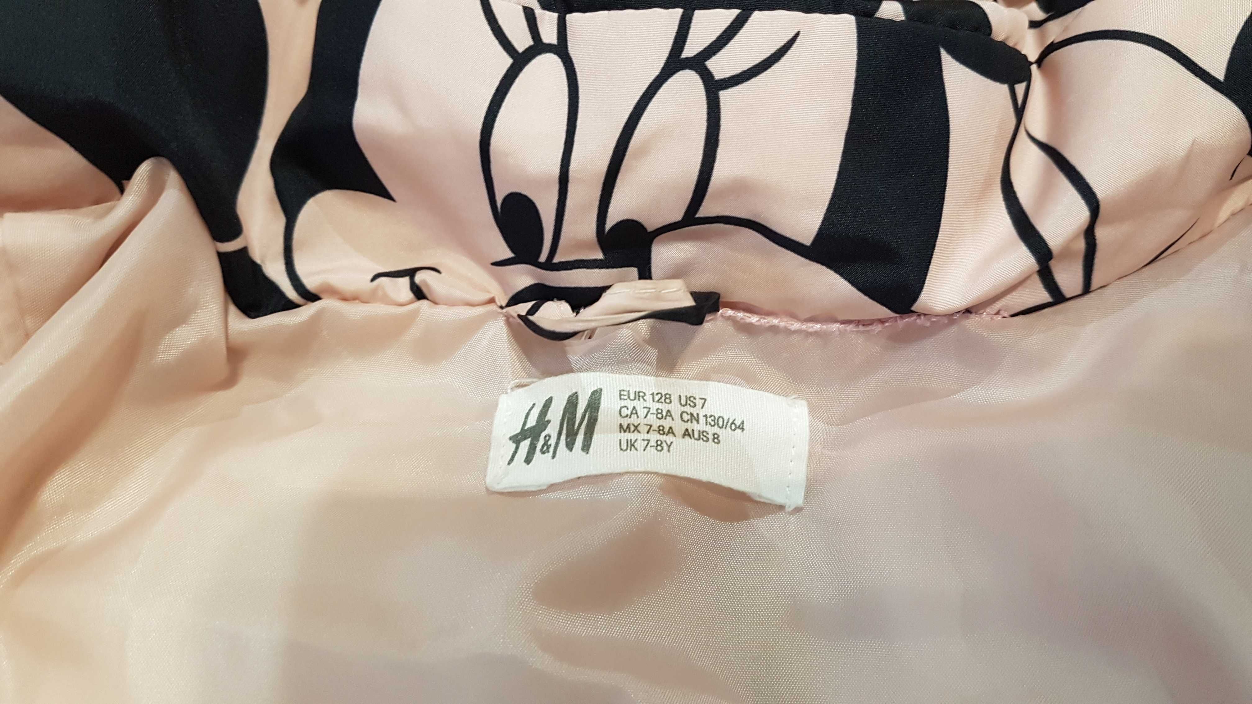 kurtka zimowa dziewczęca 128 H&M