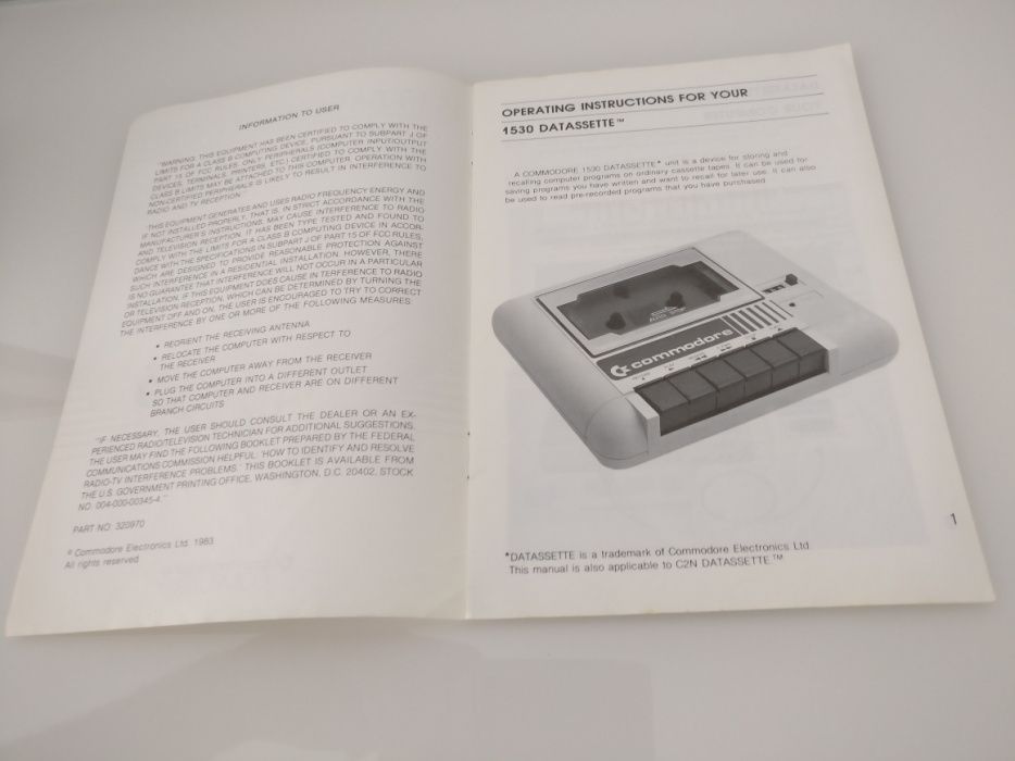 Manual utilizador Commodore