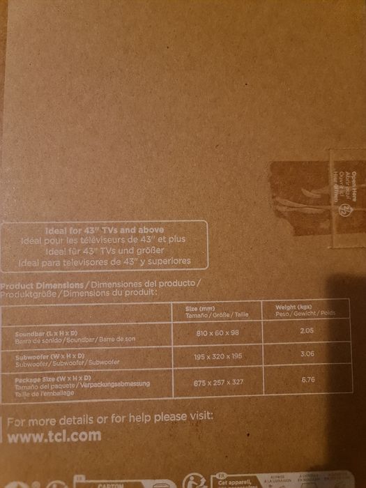 NOWY! Soundbar TCL S55HE 220 W