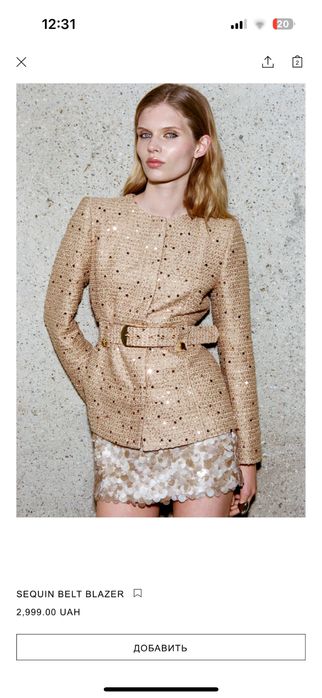 Зара пиджак из новой коллекции