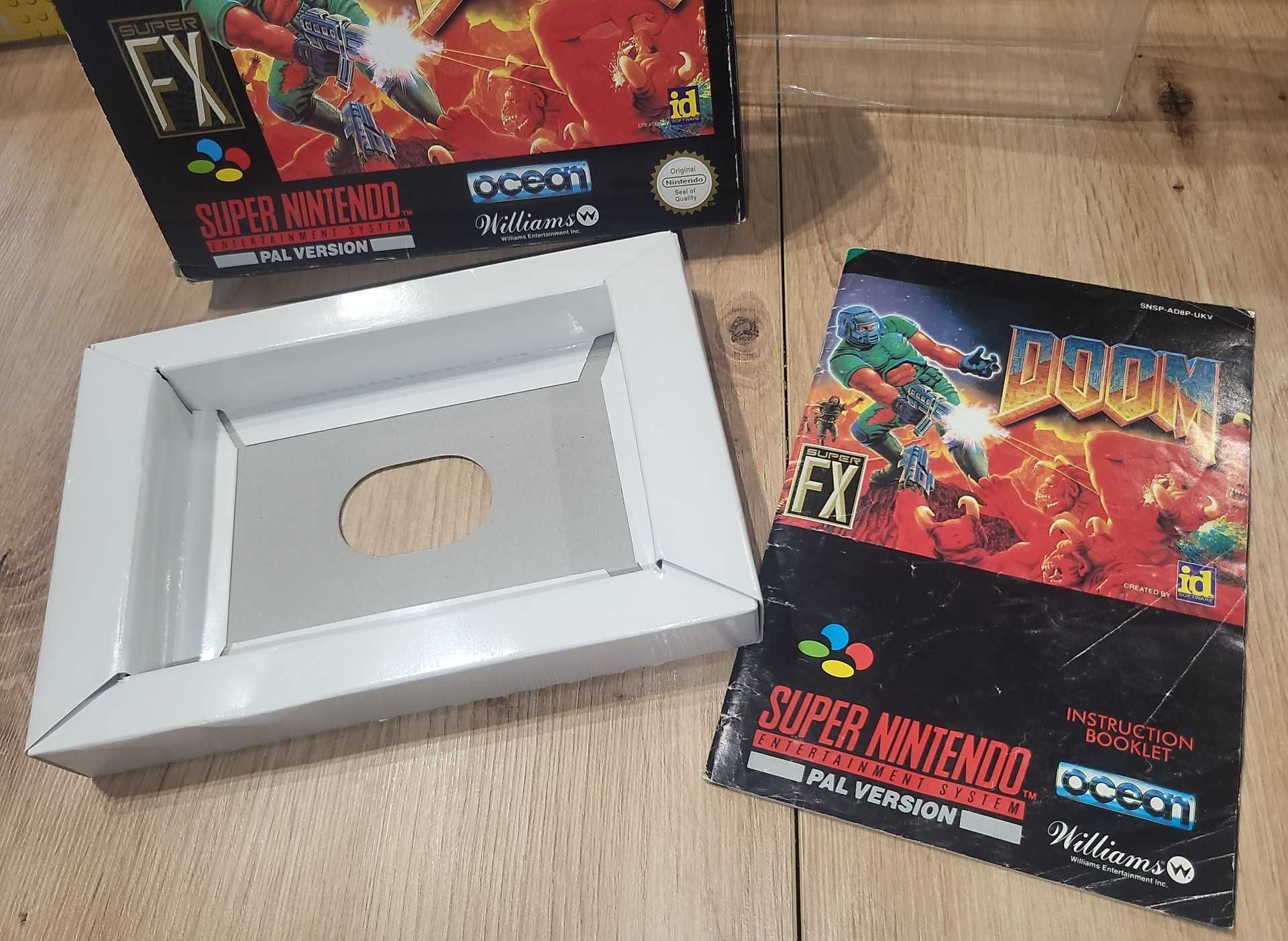 Doom - NINTENDO SNES - Brak carta z grą DB stan Pudełko + Instrukcja