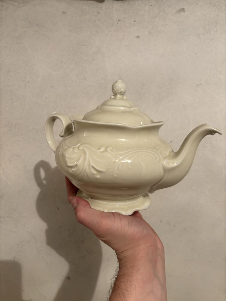 Serwis kremowy Kristoff Fryderyka cream porcelana wałbrzych