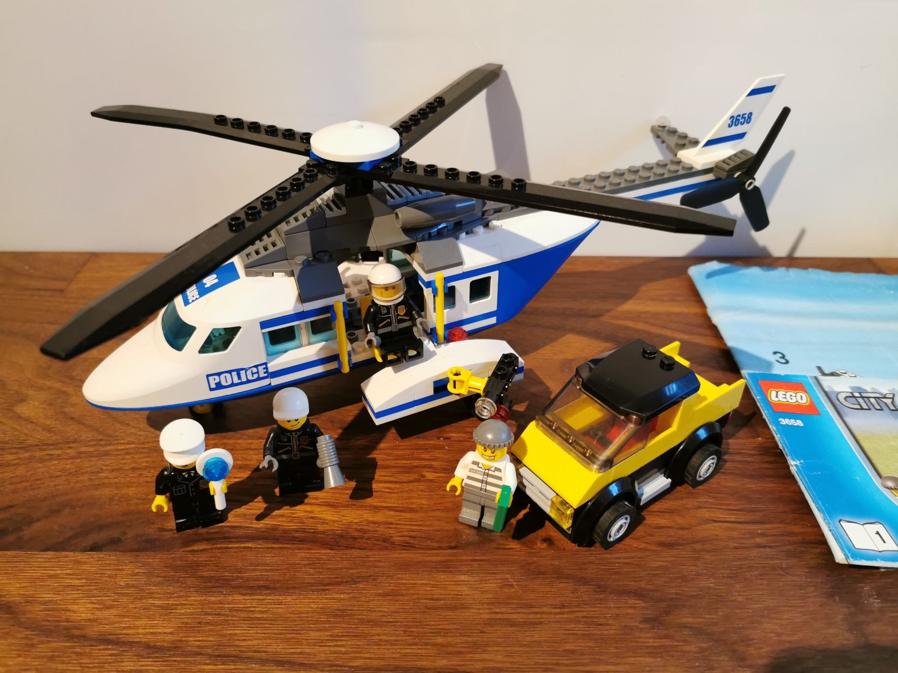 Lego City 3658 Helikopter policyjny kompletny