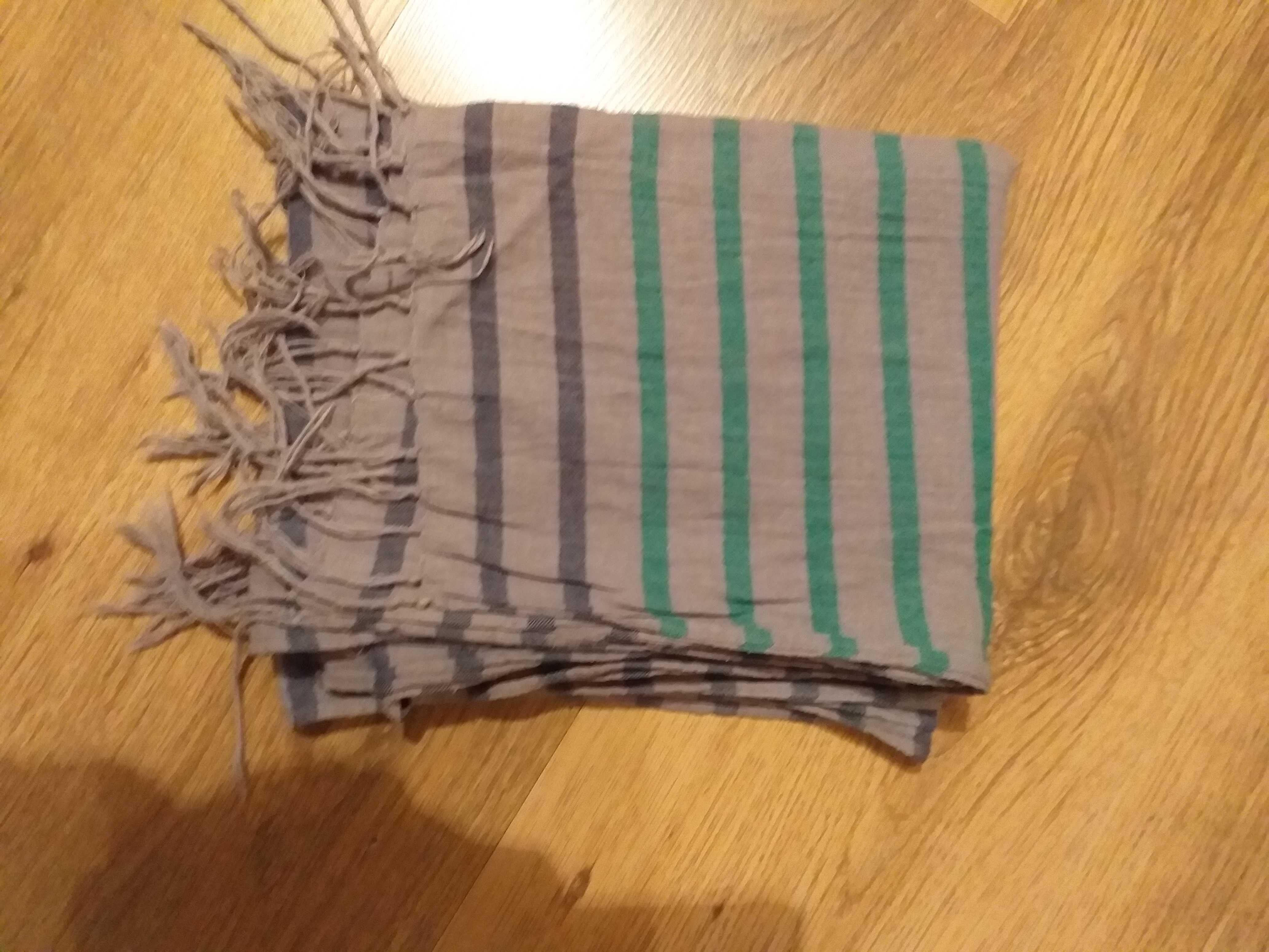 Apaszka / chusta H&M szara w paski