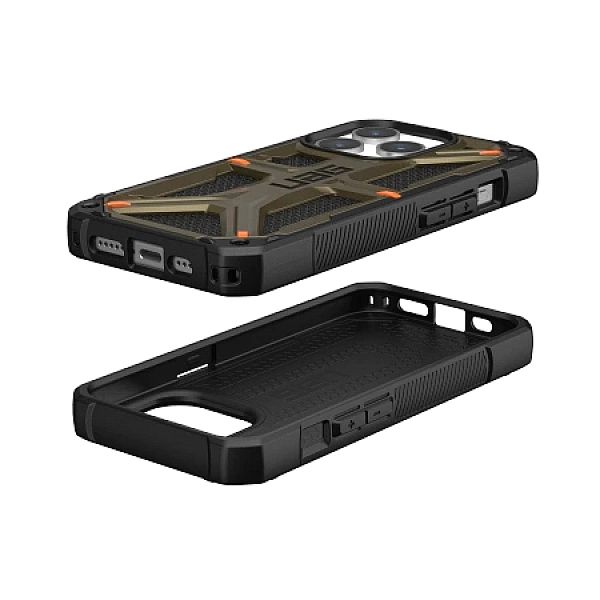 Etui UAG Monarch do iPhone 15 Pro - zielony kevlar