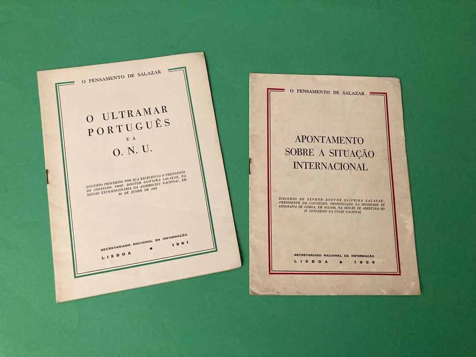 Livros da Colecção O Pensamento de Salazar SNI