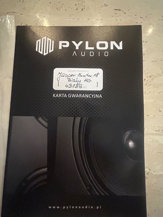 Pylon Jasper 18 + standy, gwarancja