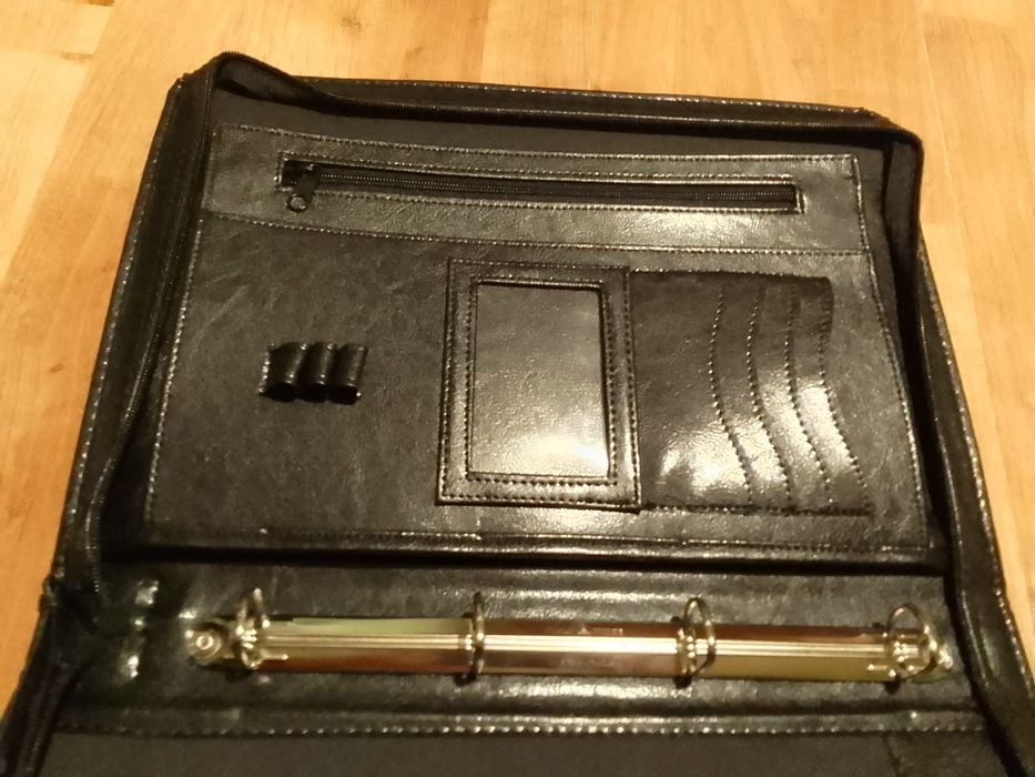 Organizer teczka skórzana