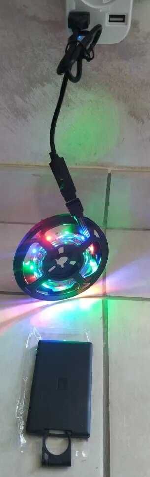 3 м USB RGB світлодіодна стрічка 60 лед/м 5В SMD 2835 Bluetooth ДУ LED