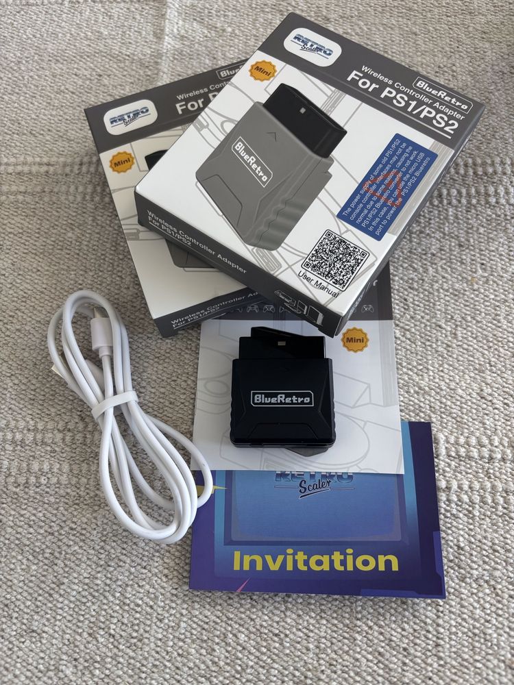 Blueretro adapter do psx, ps2, pod dowolny pad bluetooth