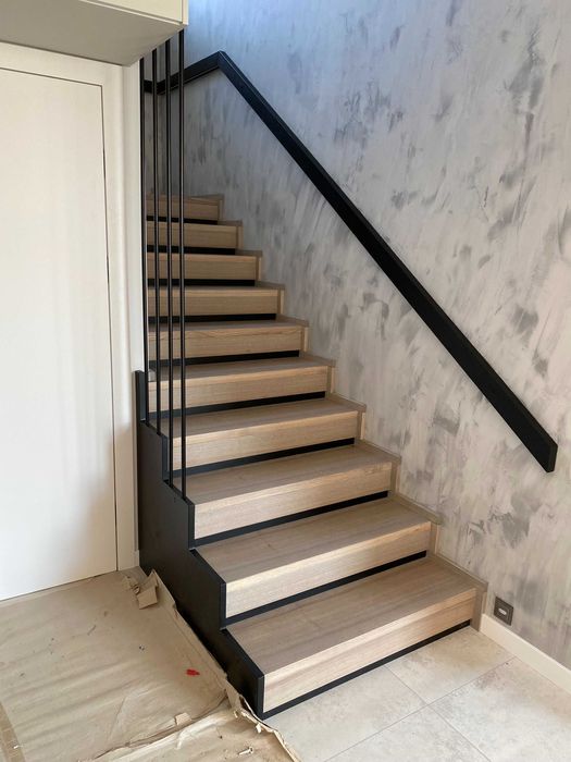 SCHODY drewniane samonośne i na beton RUDA ŚLĄSKA