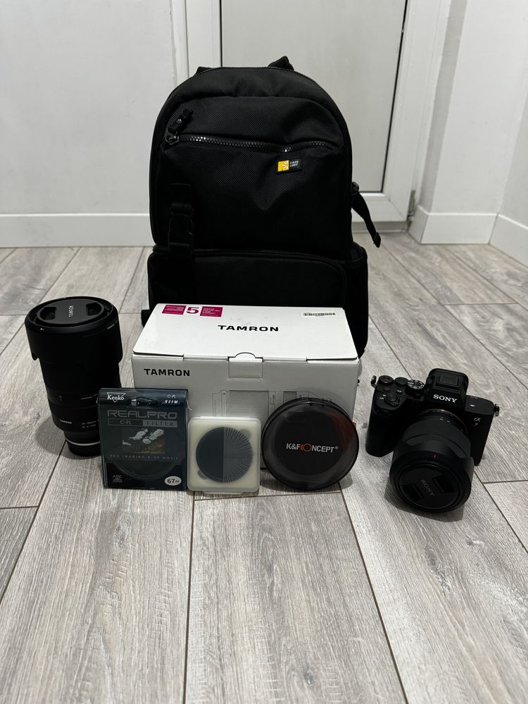 Sony Alpha A7 IV kit 28-70 +Tamron AF 70-180mm F / 2.8 Di III VXD +..