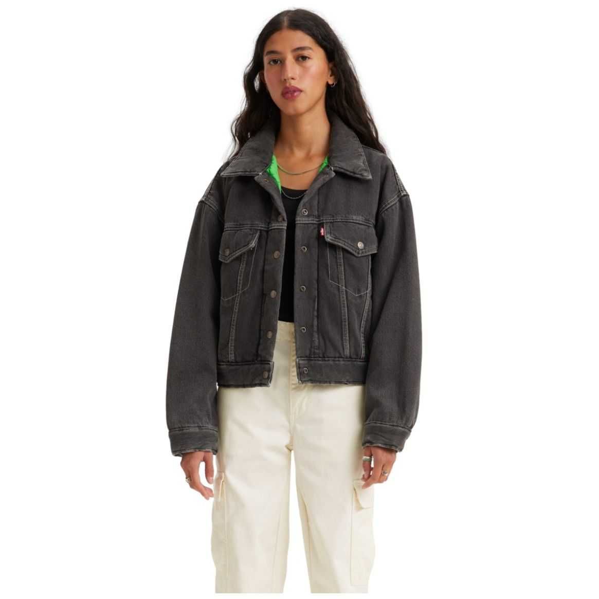Levis женская джинсовая куртка (левис denim jacket) c америки s,m,l