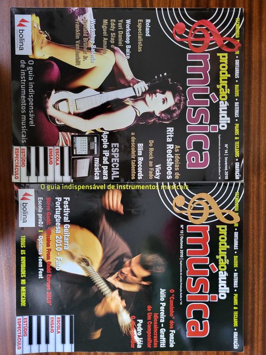 Revistas Produção Áudio & Música (2005 a 2012)