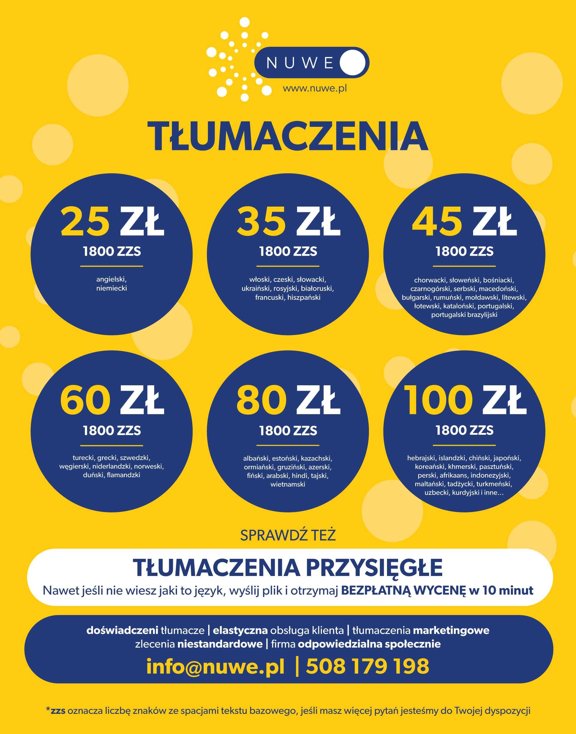 Tłumacz przysięgły niemiecki ukraiński angielski rosyjski francuski.