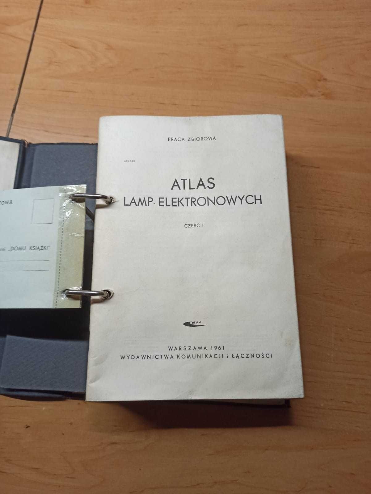 Atlas lamp elektronowych 3 czesci stan bardzo dobry, kompletny