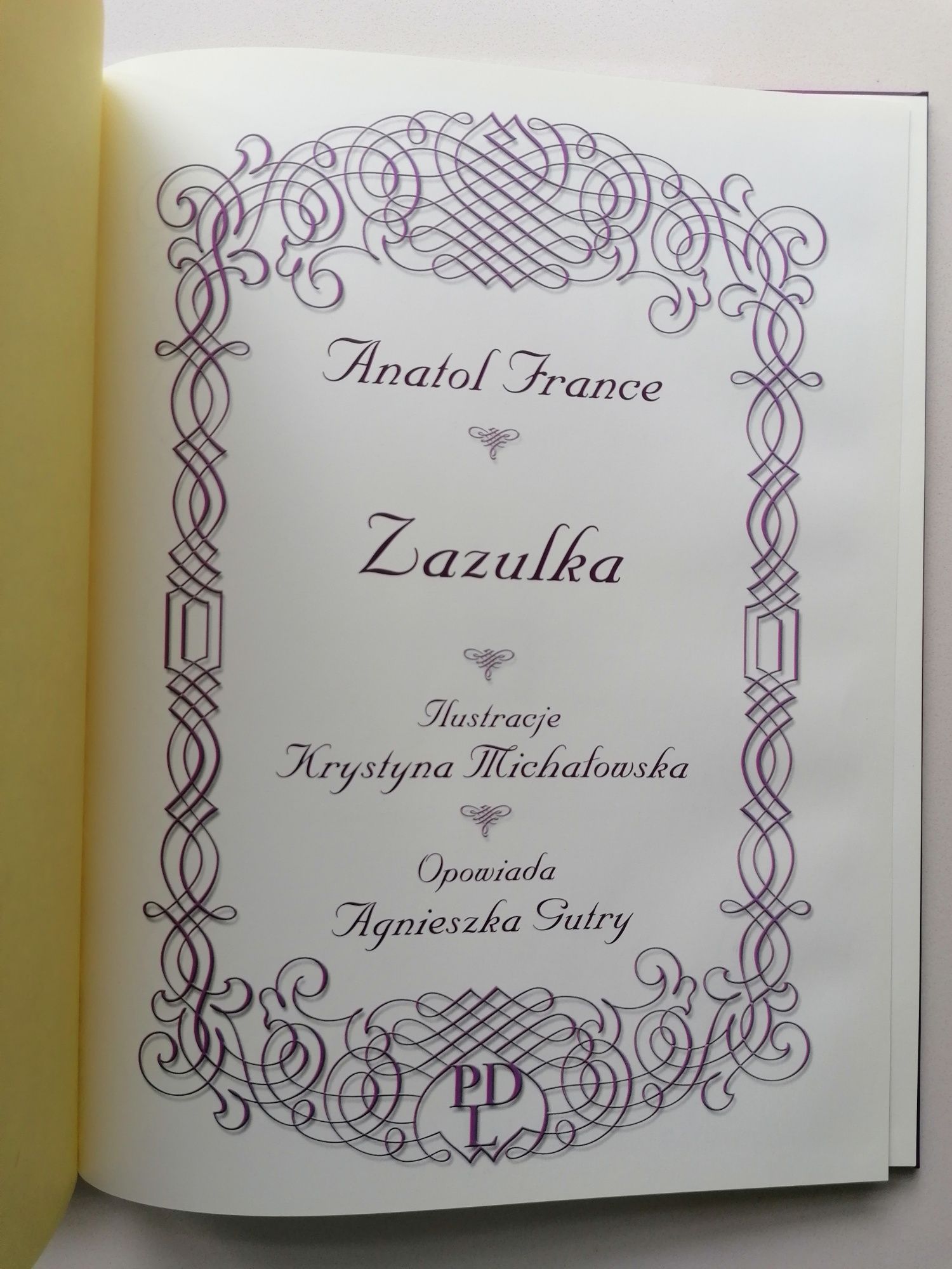 książka Zazulka Anatol France