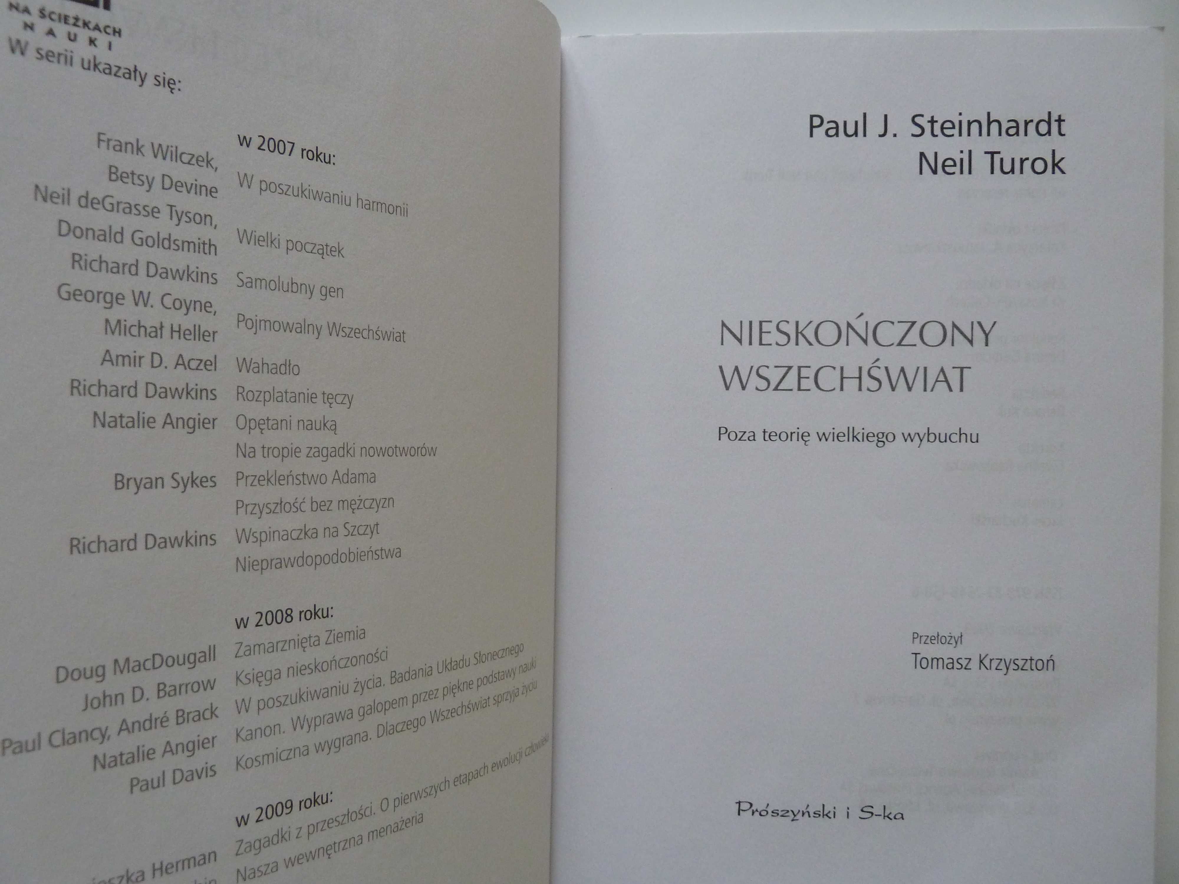 Paul J. Steinhardt , Neil Turok   Nieskończony wszechświat