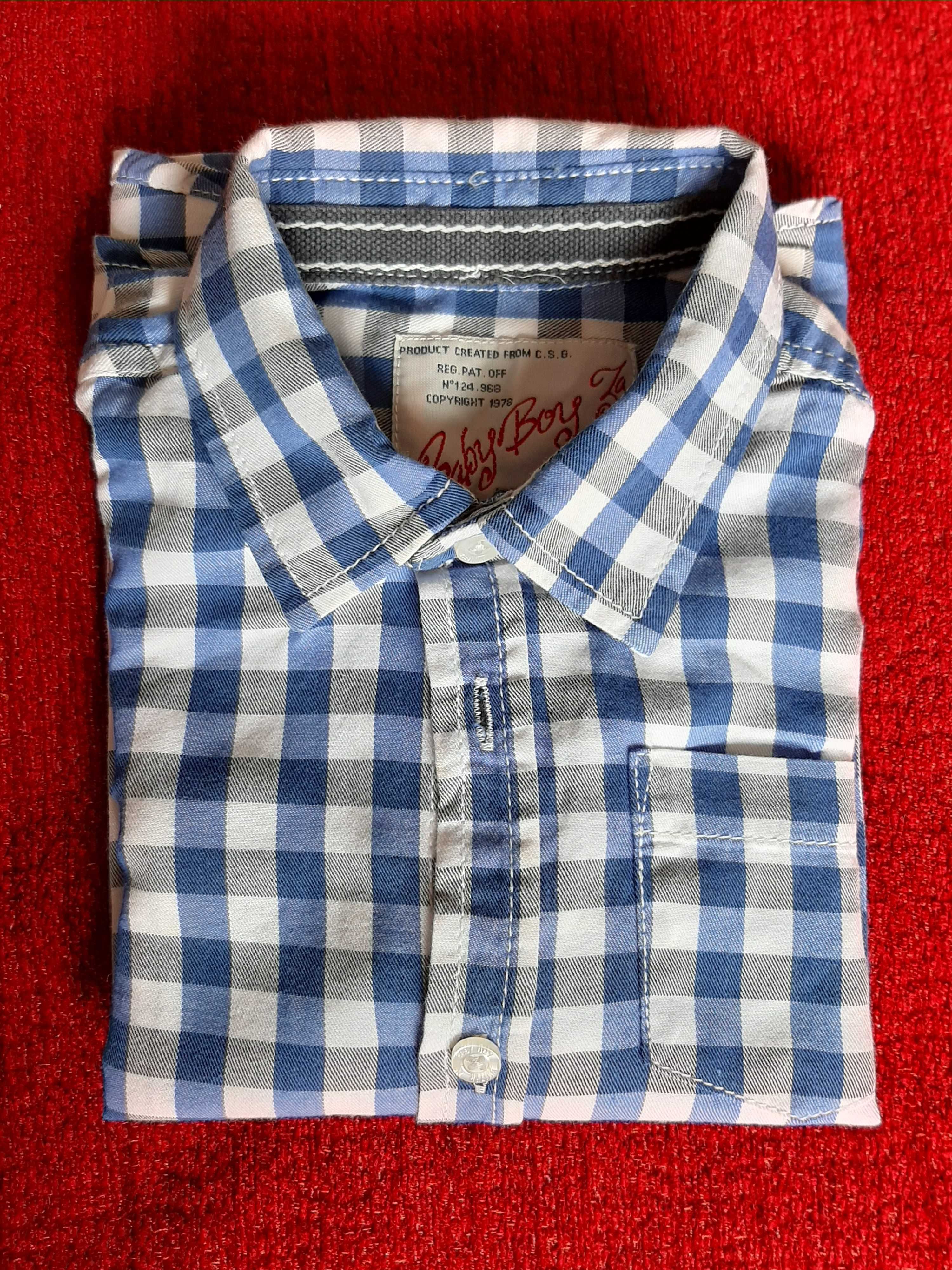 Camisa Quadrados M.Comprida 24-36M (94cm)