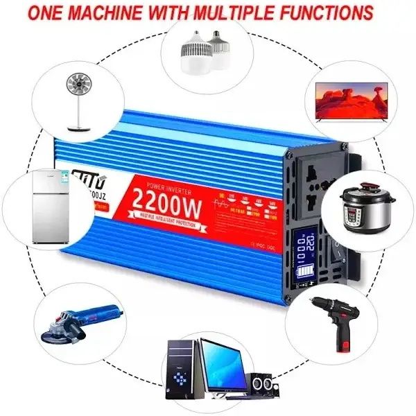 Інвертор SUTU Inverter Чистий Синус  2200W / 12v 220v