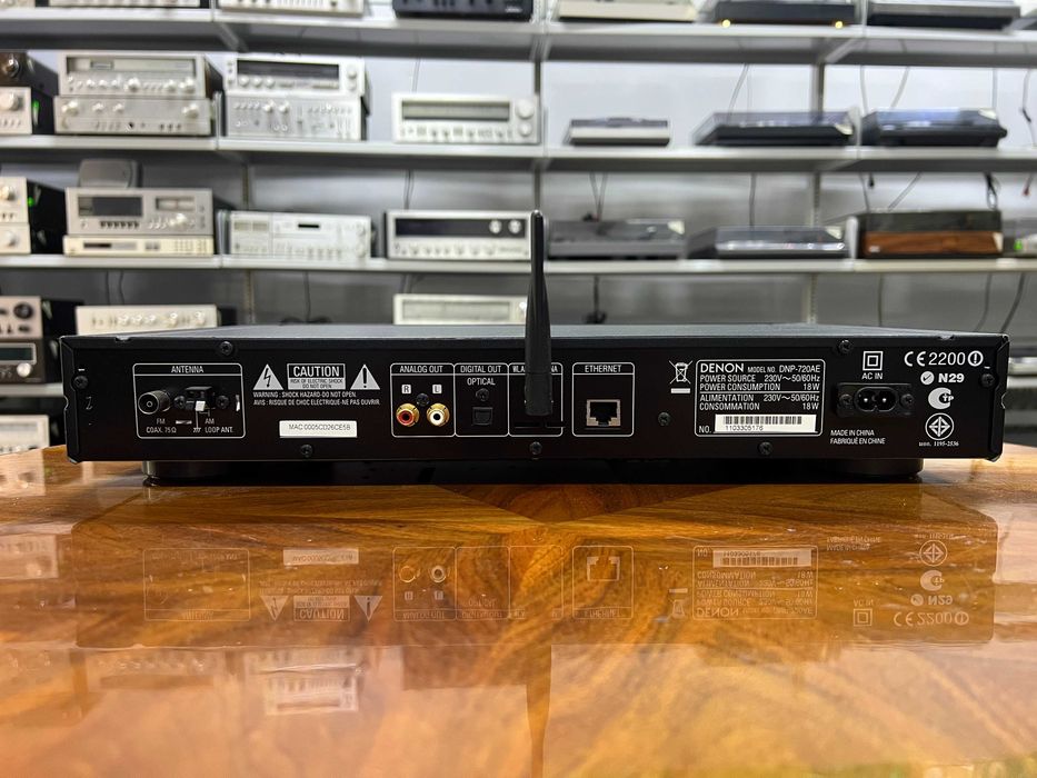 Odtwarzacz sieciowy, streamer Denon DNP-720AE radio, Audio Room