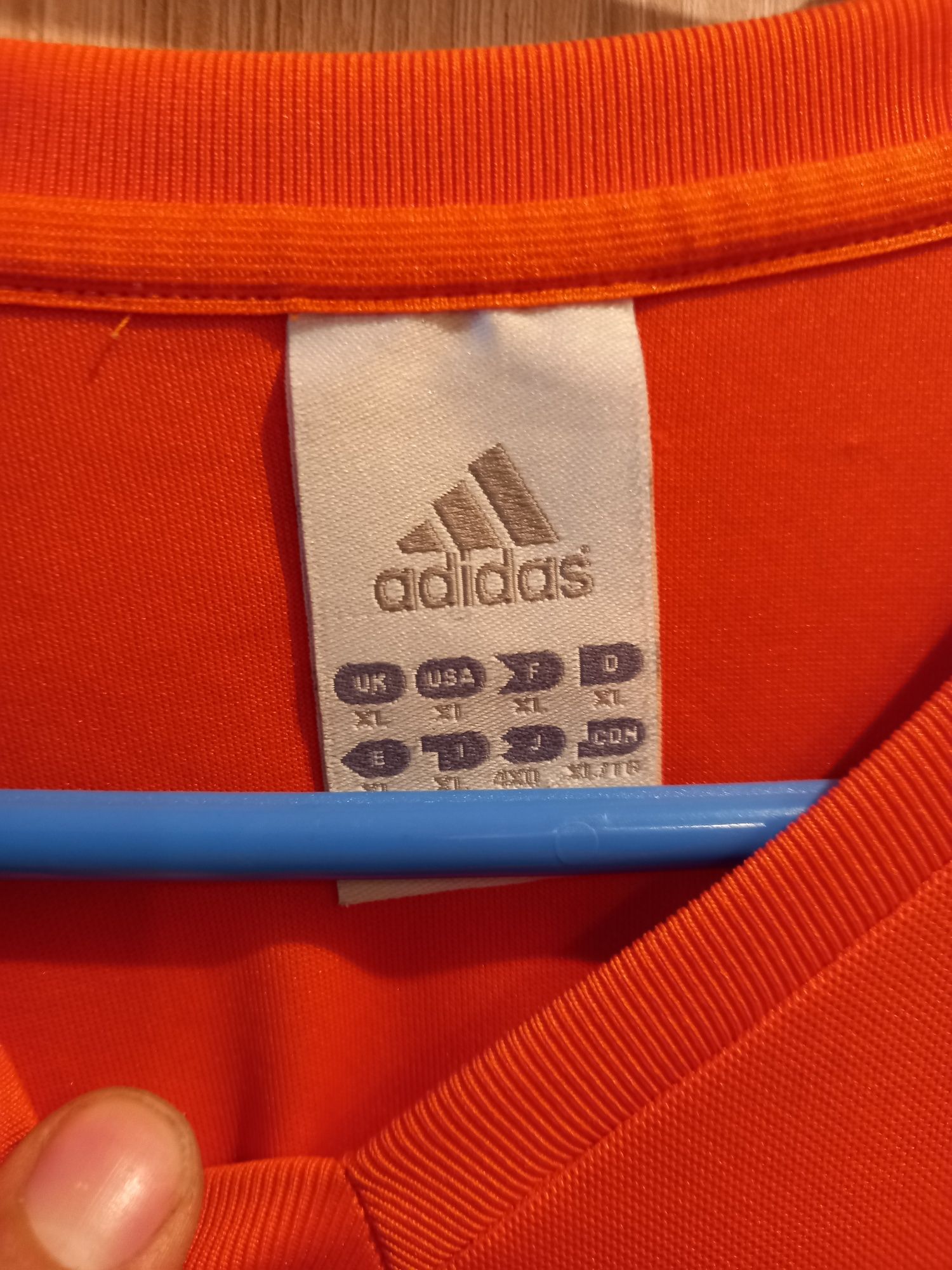 Koszulka męska Adidas XL pomaranczowa