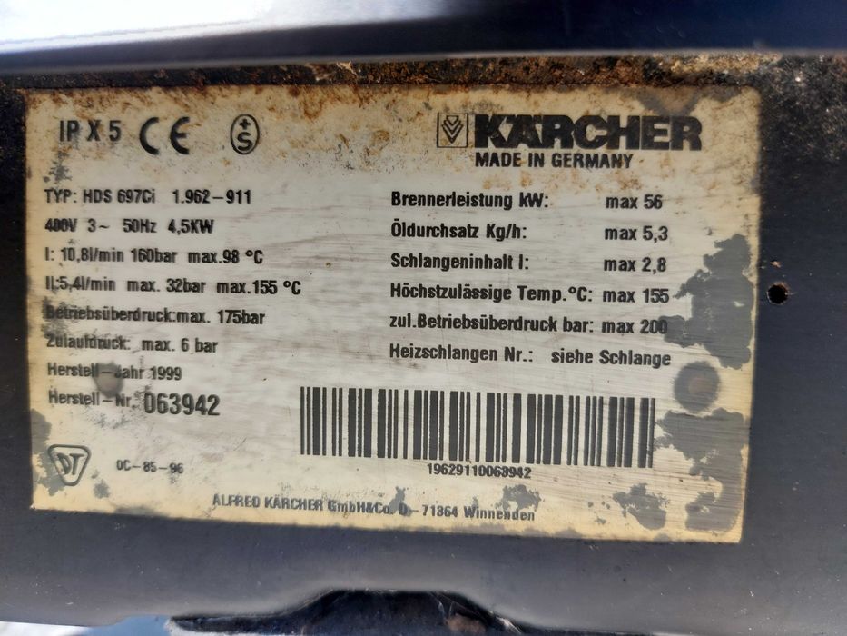 Myjka ciśnieniowa Karcher HDS 697 Ci