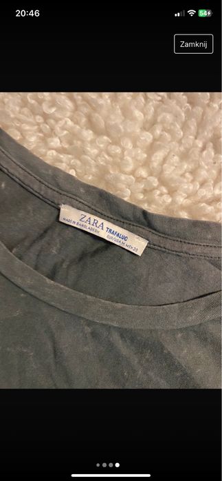 T-shirt z napisem Zara r.M