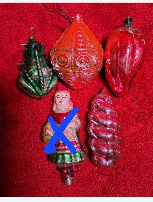 Новогодние ёлочные игрушки СССР