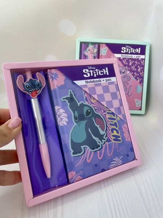 Блокнот Стіч ручка Стіч блокнот набір Стіч