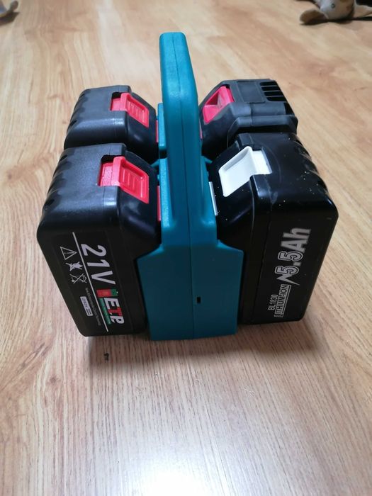 Koszyk na 4 baterie Makita, uchwyt na akumulatory, organizer